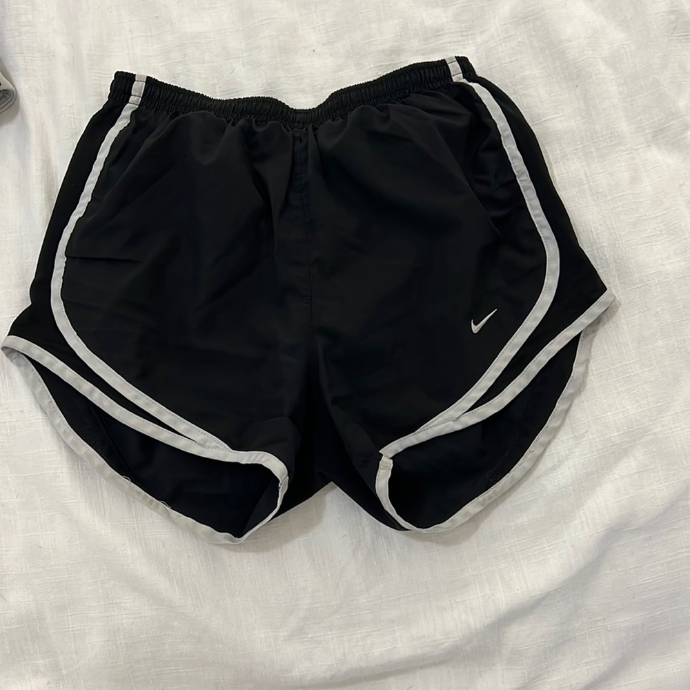 Nike Track Shorts Black and White
